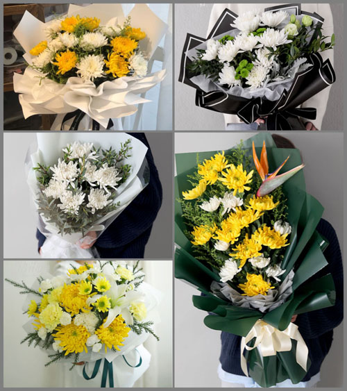 陕西安康市汉滨区晏坝镇白事花束代送